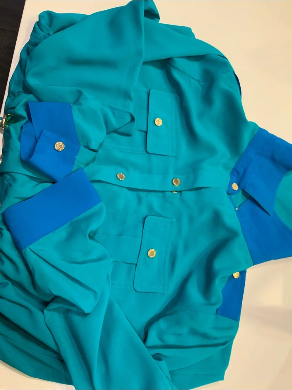 Calvin Klein dress klein turquoise